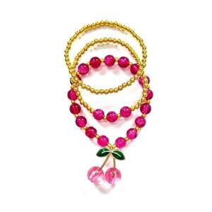 Cherry Bracelet Set